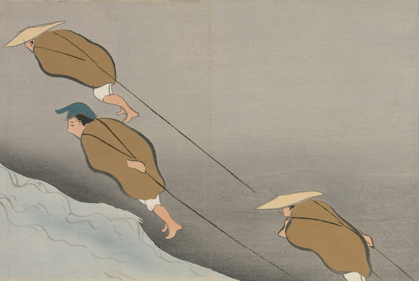 Tugging Boats Hikibune 1909 1910