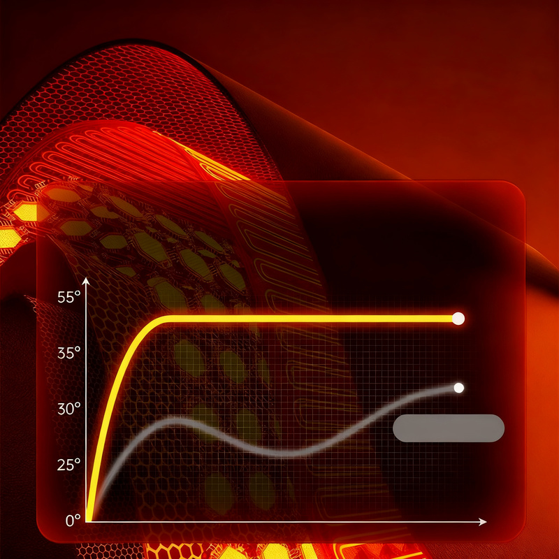 USB foot warmer with massage function