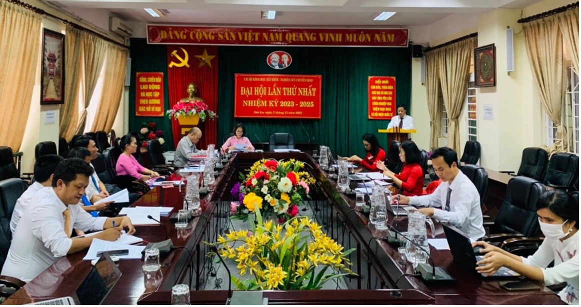 Đại hội Chi bộ Khoa học Sức khoẻ và Nghiên cứu Chuyển giao lần thứ nhất, Nhiệm kỳ 2023 - 2025