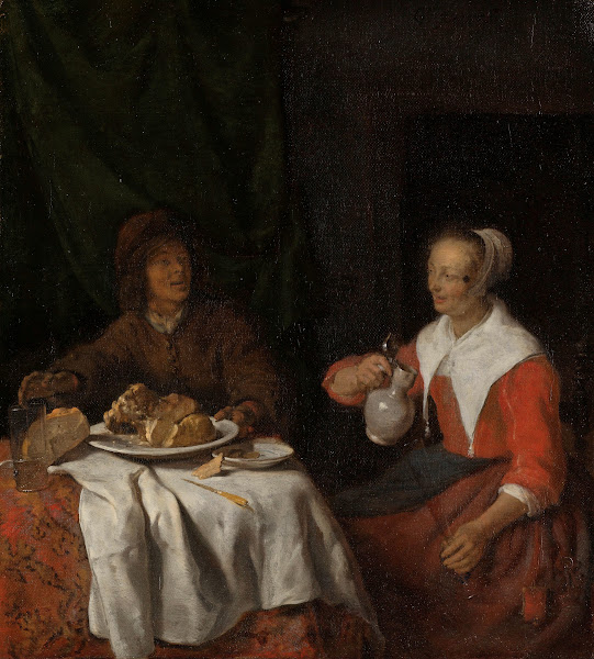 Man and Woman at a Meal 1650   1660