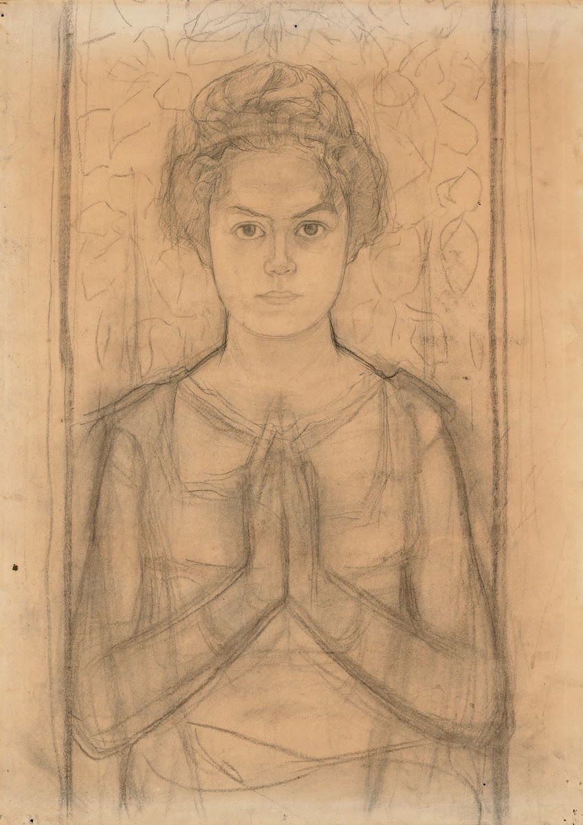 Female Torso with Folded Hands 1898 1900