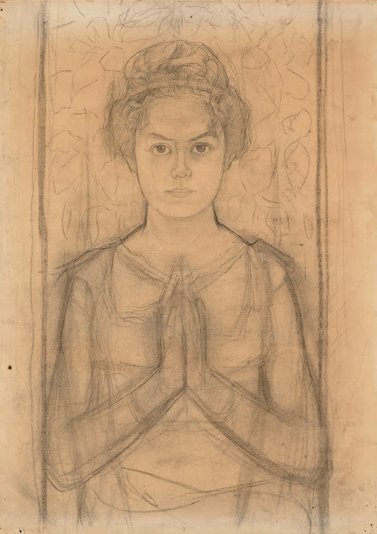 Female Torso with Folded Hands 1898 1900