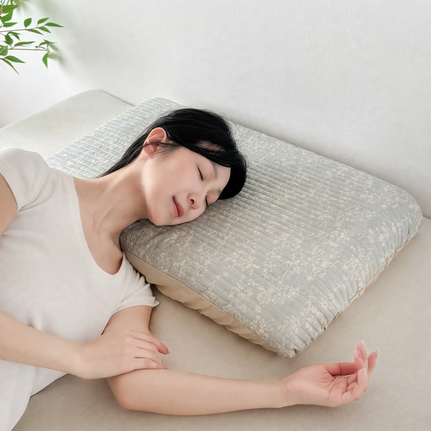 Pillowcase, cotton, 48 × 74 cm