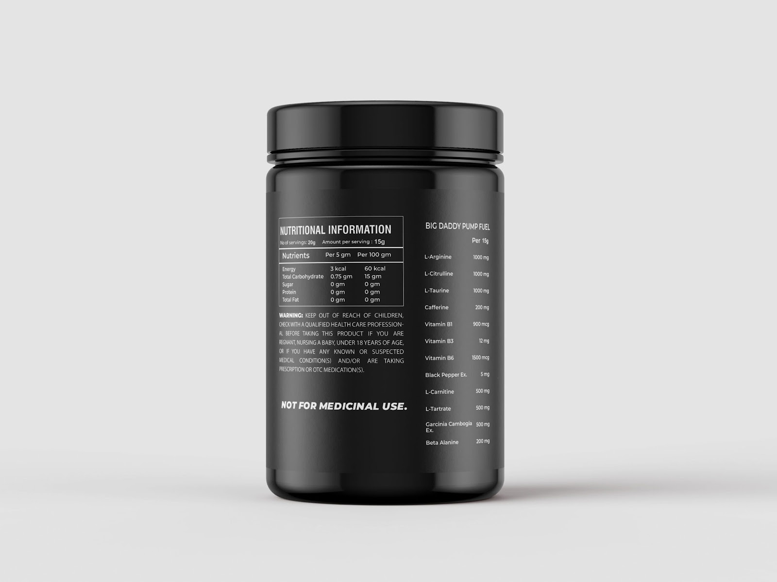 Pre Workout Red-Current Supplement
