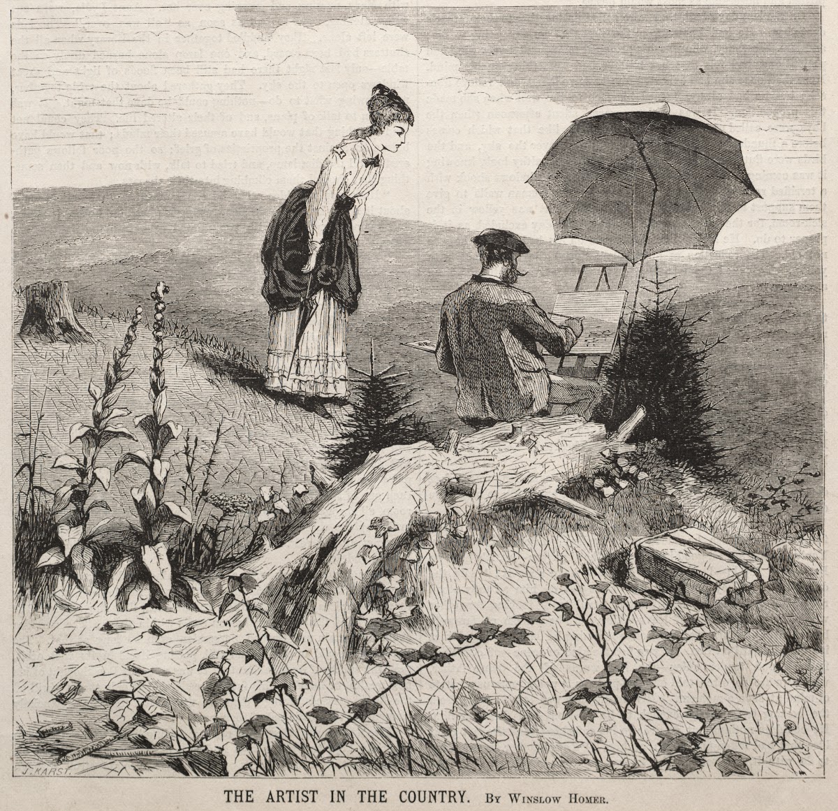 The Artist in the Country 1869