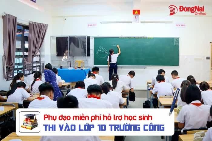 [Video] Phụ đạo miễn phí hỗ trợ học sinh thi vào lớp 10 trường công - Báo Đồng Nai