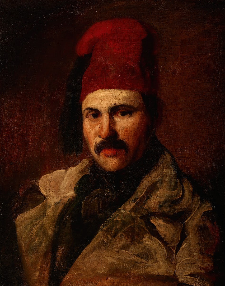 Portrait of Maksymilian Oborski Wearing a Fez 1840 1848