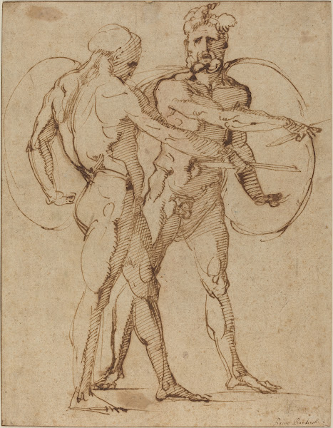 Two Male Nudes c 1520
