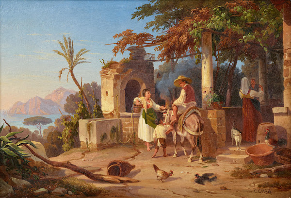 Italienische Küste bei Massa Lubrense