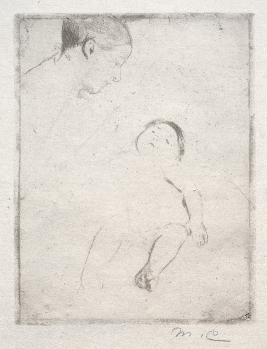 Bill Lying on his Mothers Lap c 1889