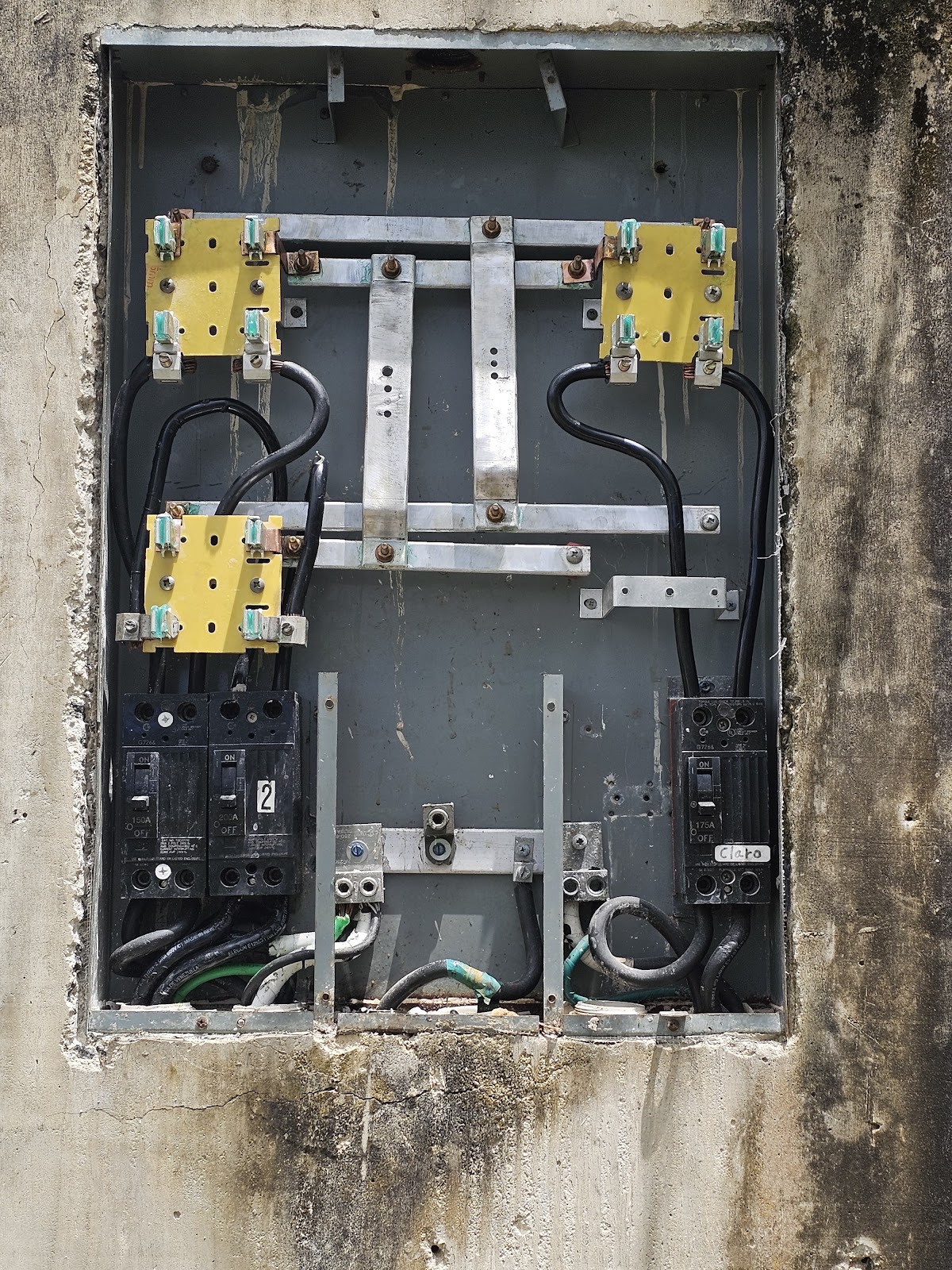 Tower site ground equipment and solar array