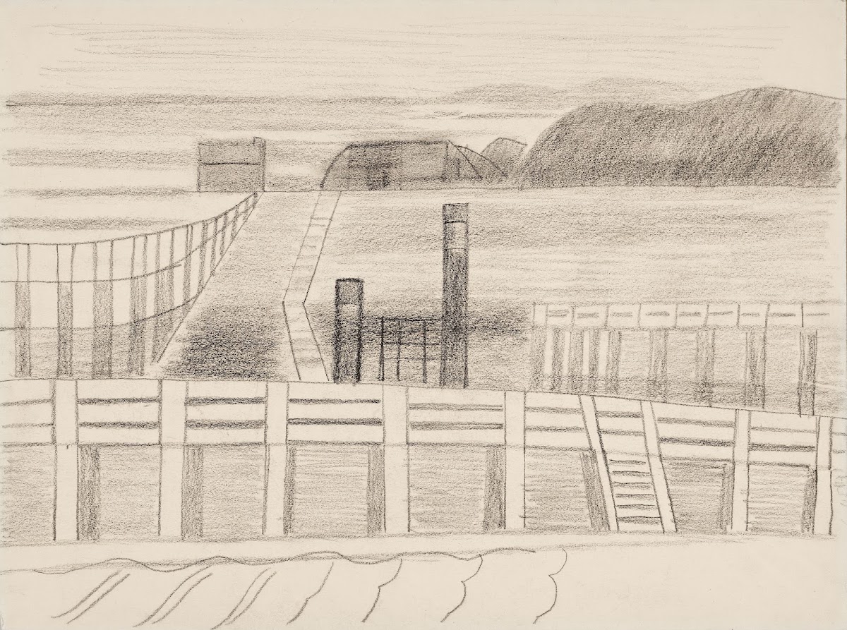 Staketsel en duinen 1952