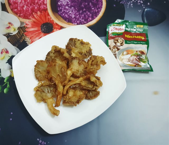 Nấm Bào Ngư Chiên Giòn Sốt Mắm Chay