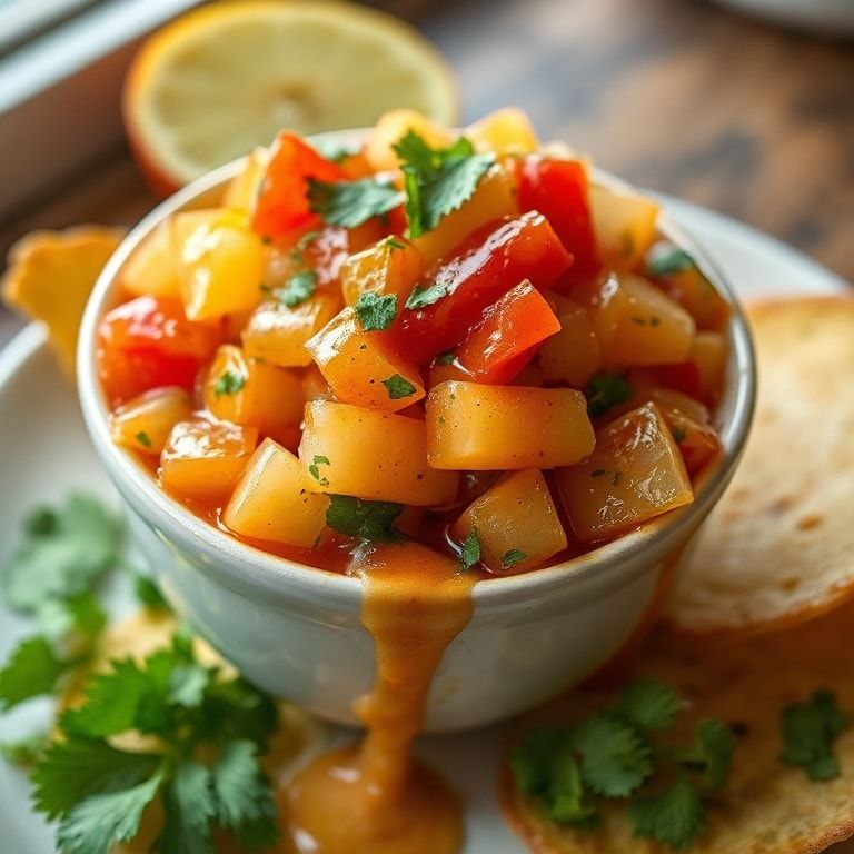 Sweet and Spicy Pineapple Chipotle Salsa to Liven Up Dishes: Easy 20-Minute Flavor Bomb finished