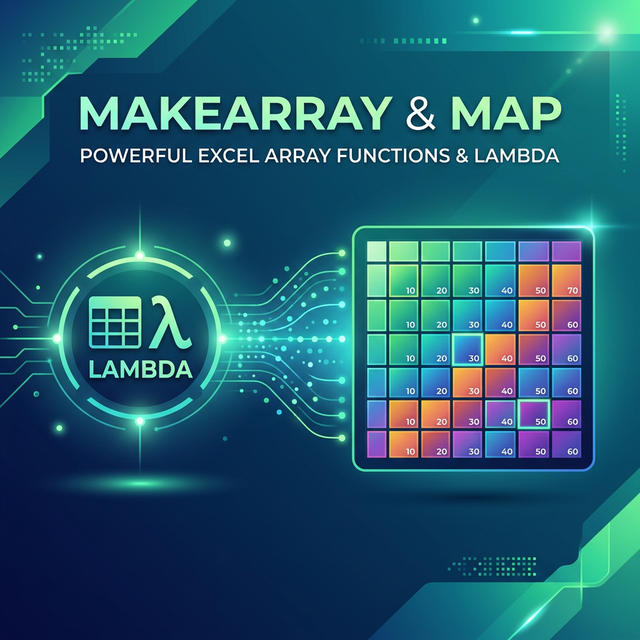MAKEARRAY & MAP — Tạo Và Biến Đổi Mảng LAMBDA