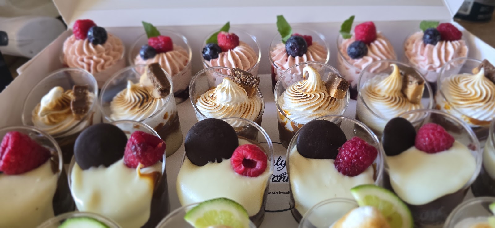 Shots postres variedades