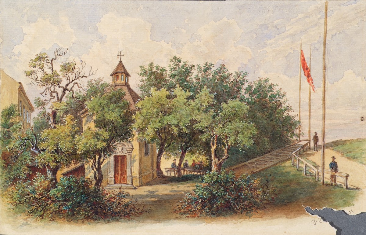 Die Brigitta Kapelle in Wien Brigittenau 1891