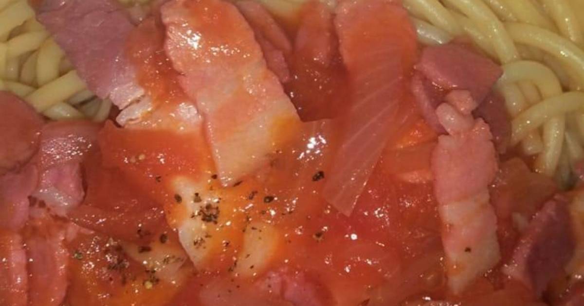 Mỳ ý thịt xông khói 🥓🥓