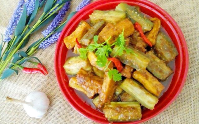 Cà Tím Xào Chao