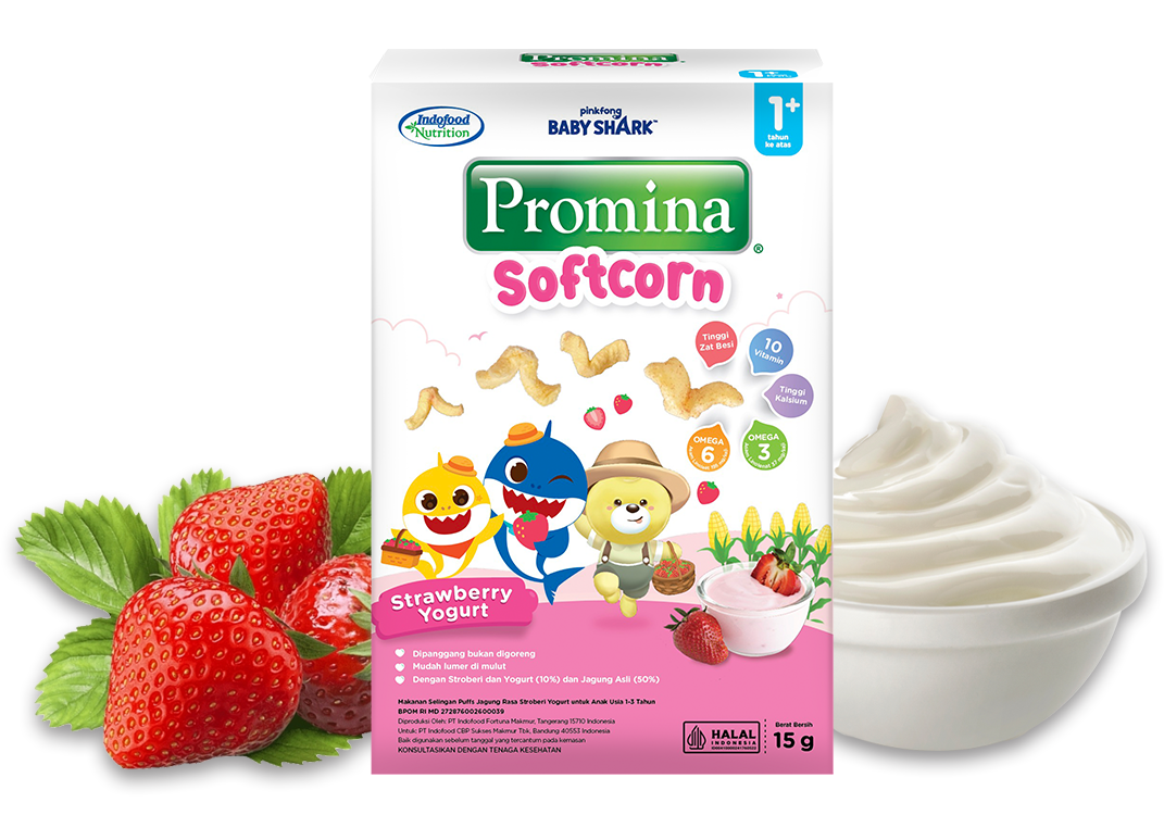 Promina Softcorn Strawberry Yogurt