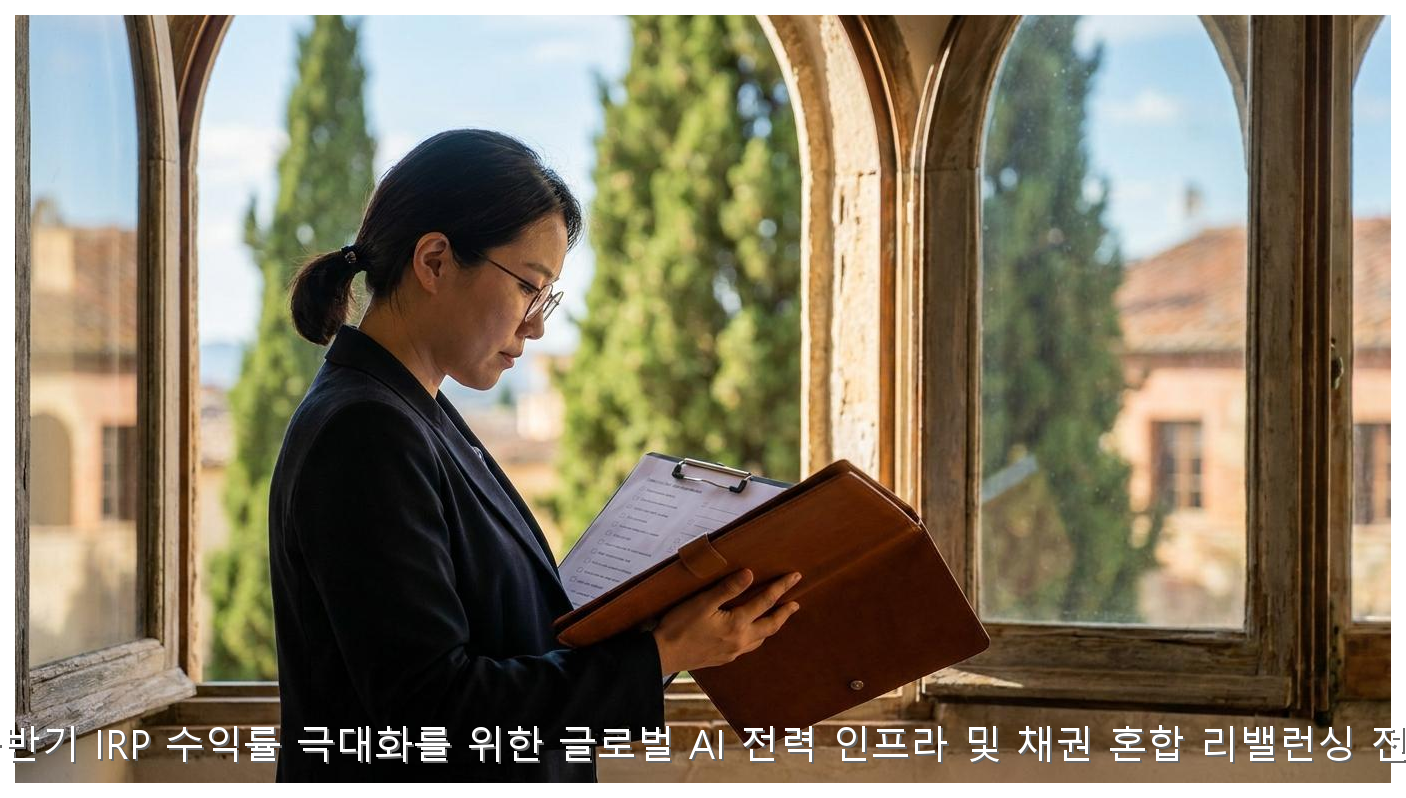 2026년 하반기 IRP 수익률 극대화를 위한 글로벌 AI 전력 인프라 및 채권 혼합 리밸런싱 전략 가이드 핵심 안내 및 분석 인포그래픽 (5)