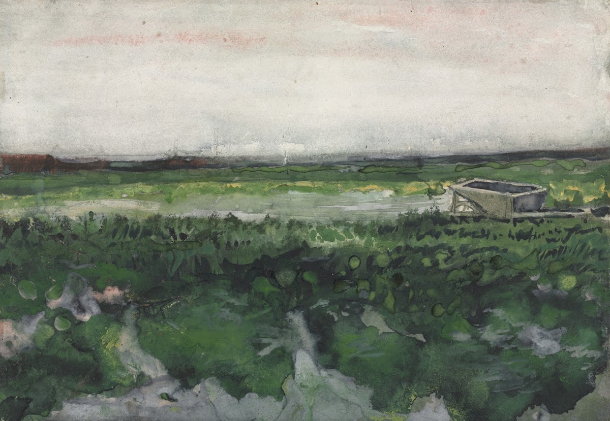 Landscape with Wheelbarrow 1883