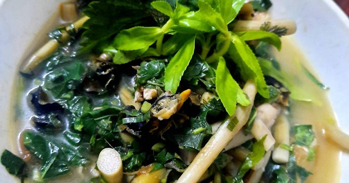 Bồng khoai nấu ốc