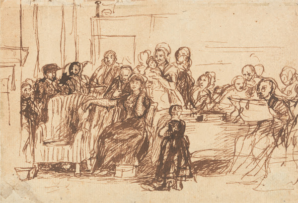 Sketch for Reading the Will before 1820