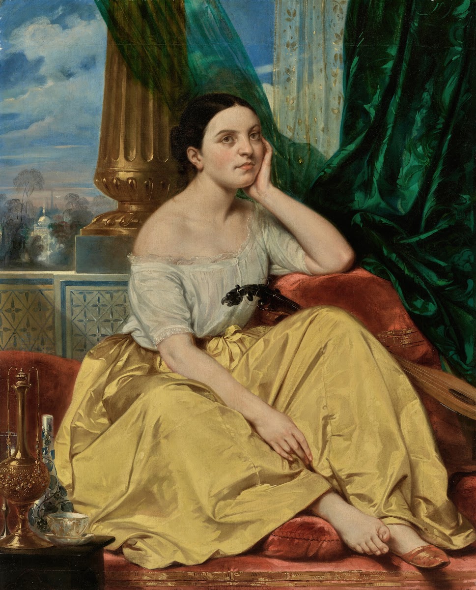 Portrait présumé de Laure Devéria 1813 1838 la soeur de lartiste 1838