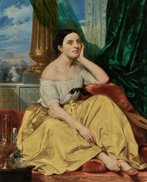 Portrait présumé de Laure Devéria 1813 1838 la soeur de lartiste 1838