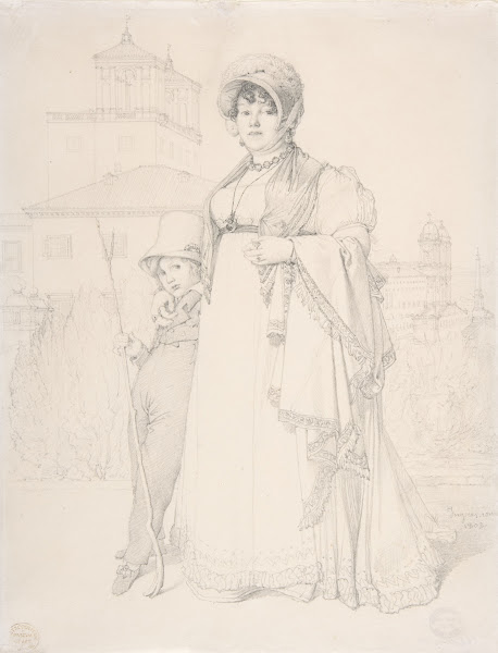 Madame Guillaume Guillon Lethière née Marie Joseph Honorée Vanzenne and her son