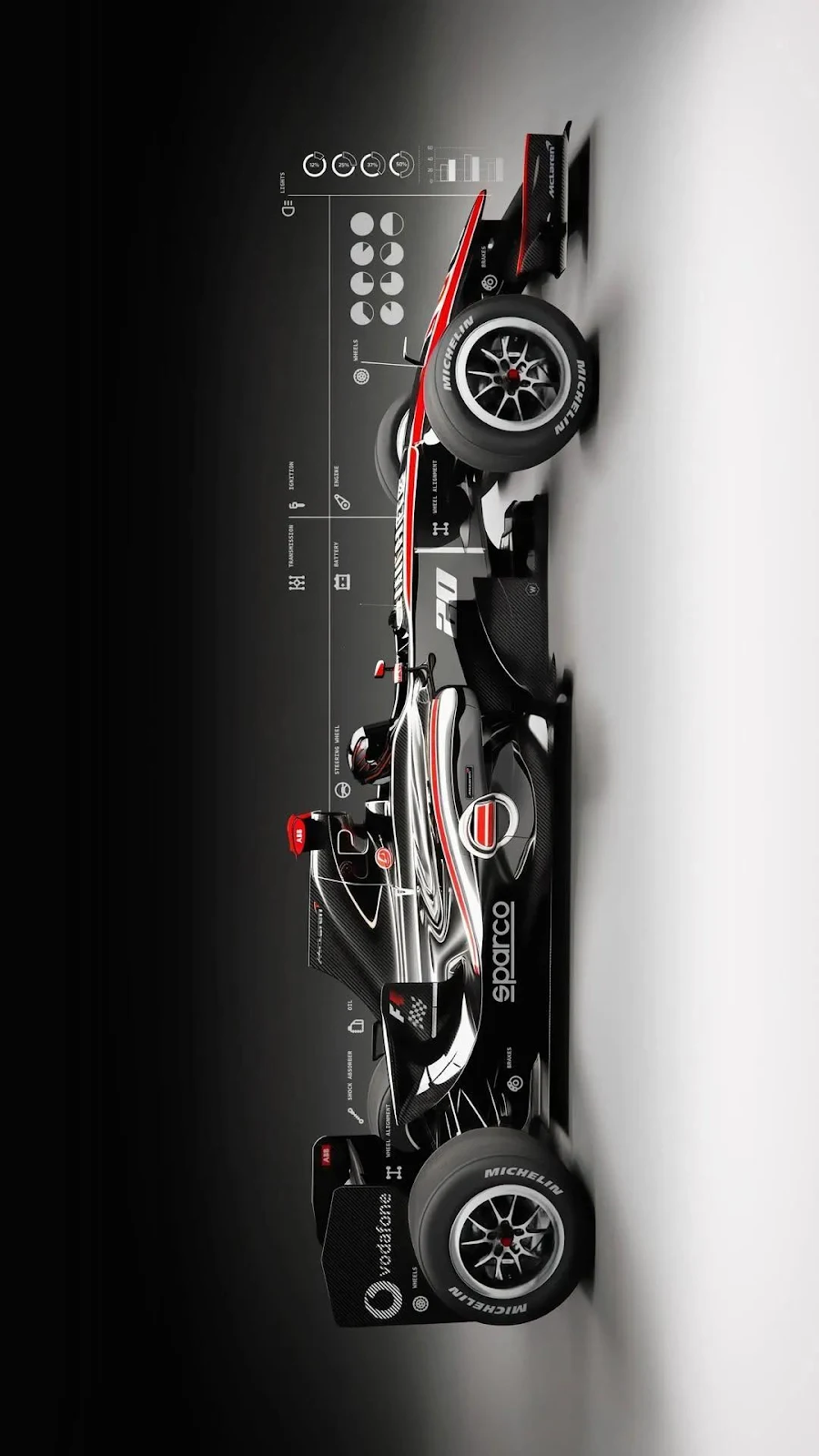 Formula One, Racing Car, Motorsport, Vehicle Full HD iPhone Wallpaper Background (1080x1920)