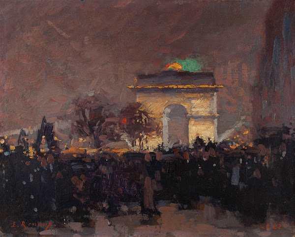 11 novembre 1920 Installation des cendres du soldat inconnu sous lArc de Triomph