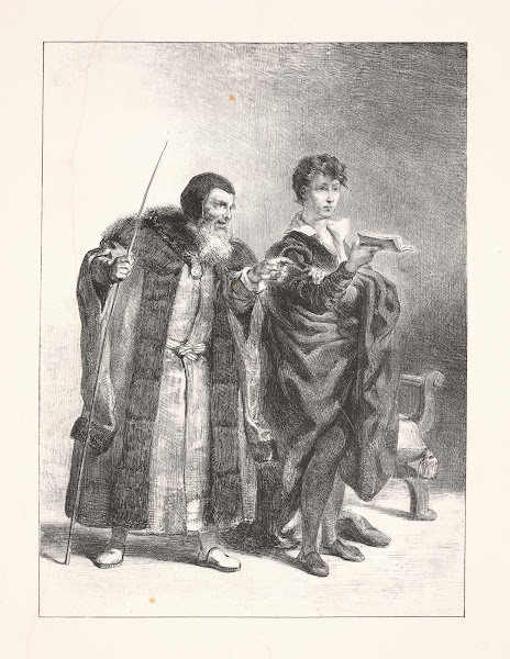 Hamlet and Polonius Act II scene ii 1864