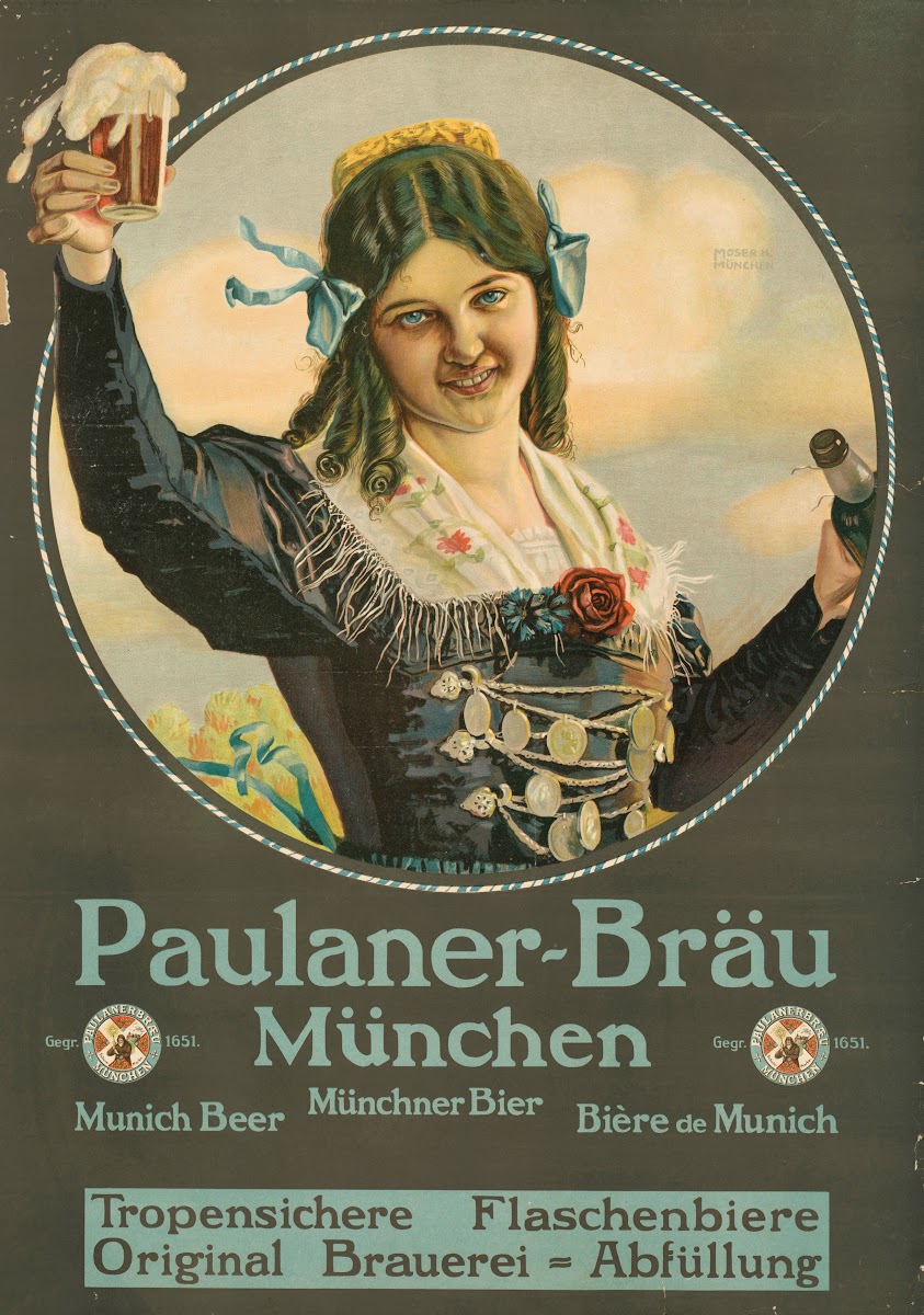 Paulaner BräU MüNchen Tropensichere Flaschenbiere 1900