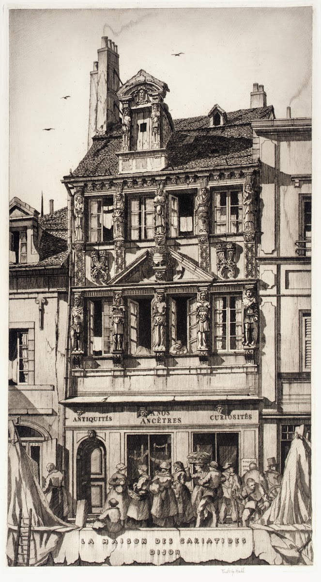 La Maison des Cariatides Dijon 1925
