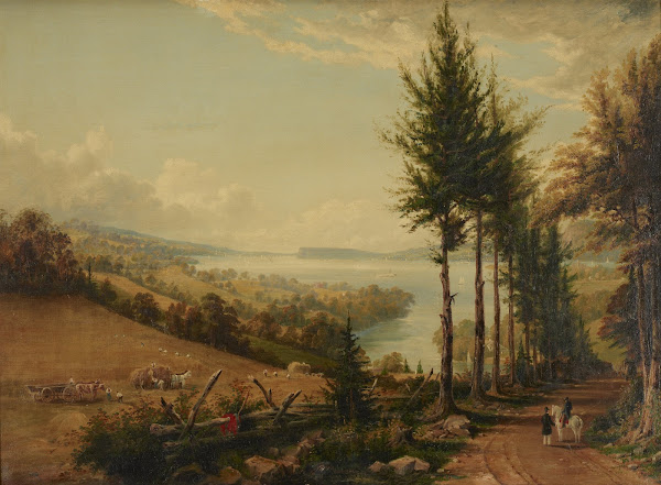 View of the Hudson from Hortons Road near Croton 19th century