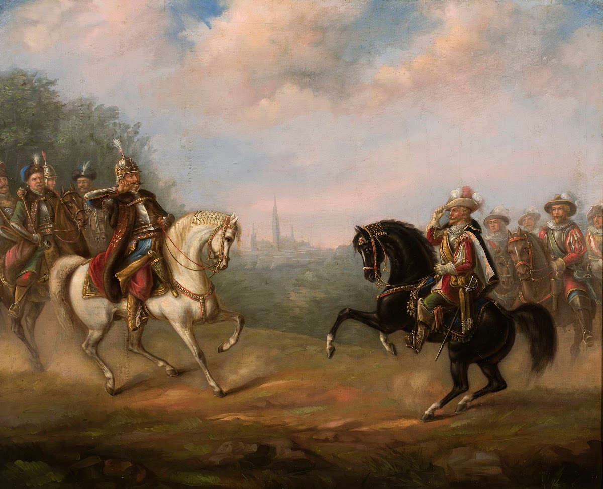 King John III Sobieski Meets Emperor Leopold At Vienna Before 1838