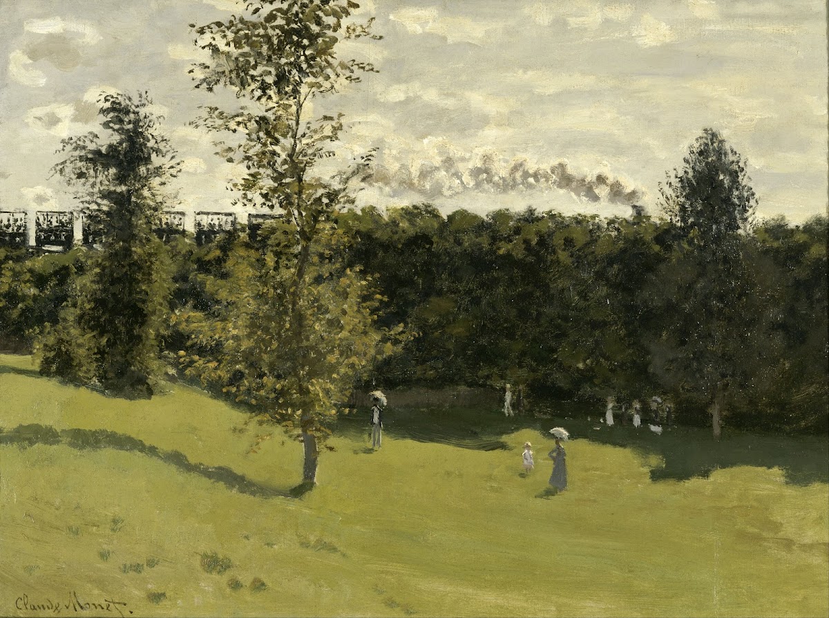 Train in the Countryside circa 1870