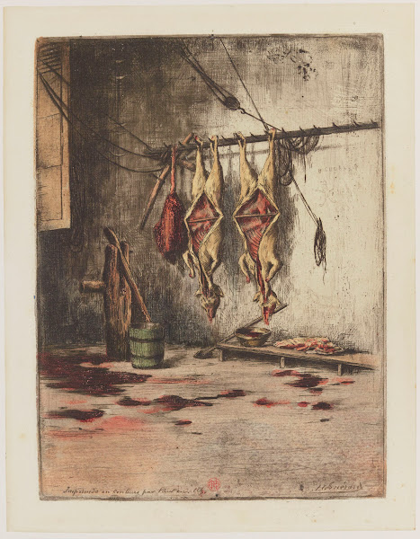 La boucherie Honfleur 1888