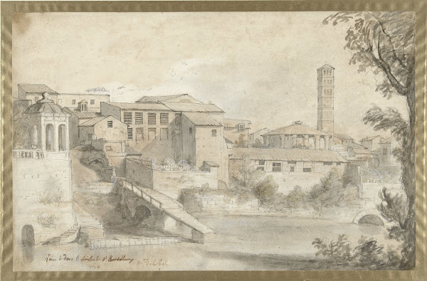 Tibereiland Met Het Klooster Van San Bartolommeo 1728