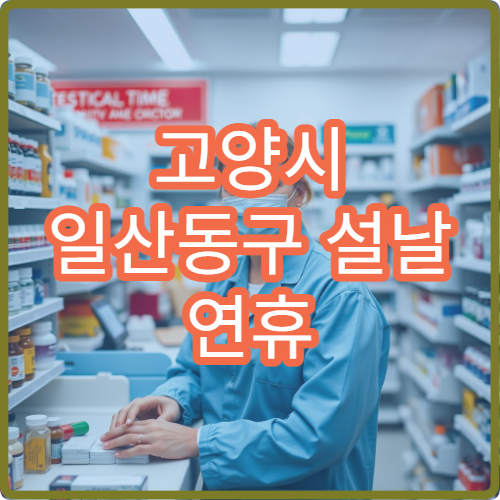 고양시 일산동구 설날 연휴 안과 진료 운영 병원 안내