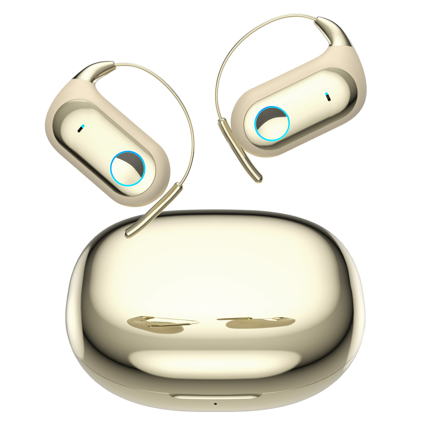 Bluetooth Earhook Headphones with AI Translation