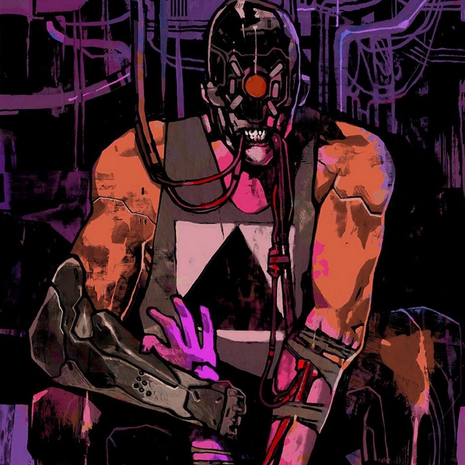 Download The Protagonist From Ruiner Full HD iPhone