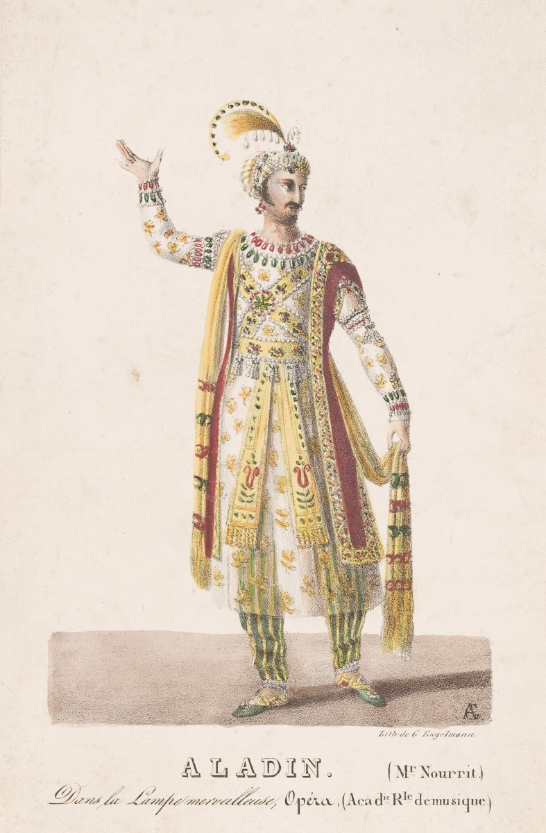 Aladin ou la lampe Merveilleuse  Costume Aladin 1822