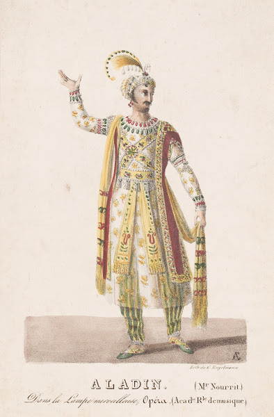 Aladin ou la lampe Merveilleuse  Costume Aladin 1822