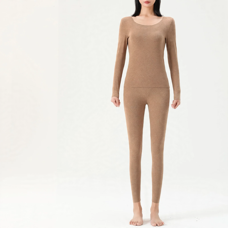 Women's thermal underwear set with heating function