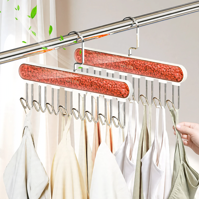 Stainless steel hanger with aroma diffuser