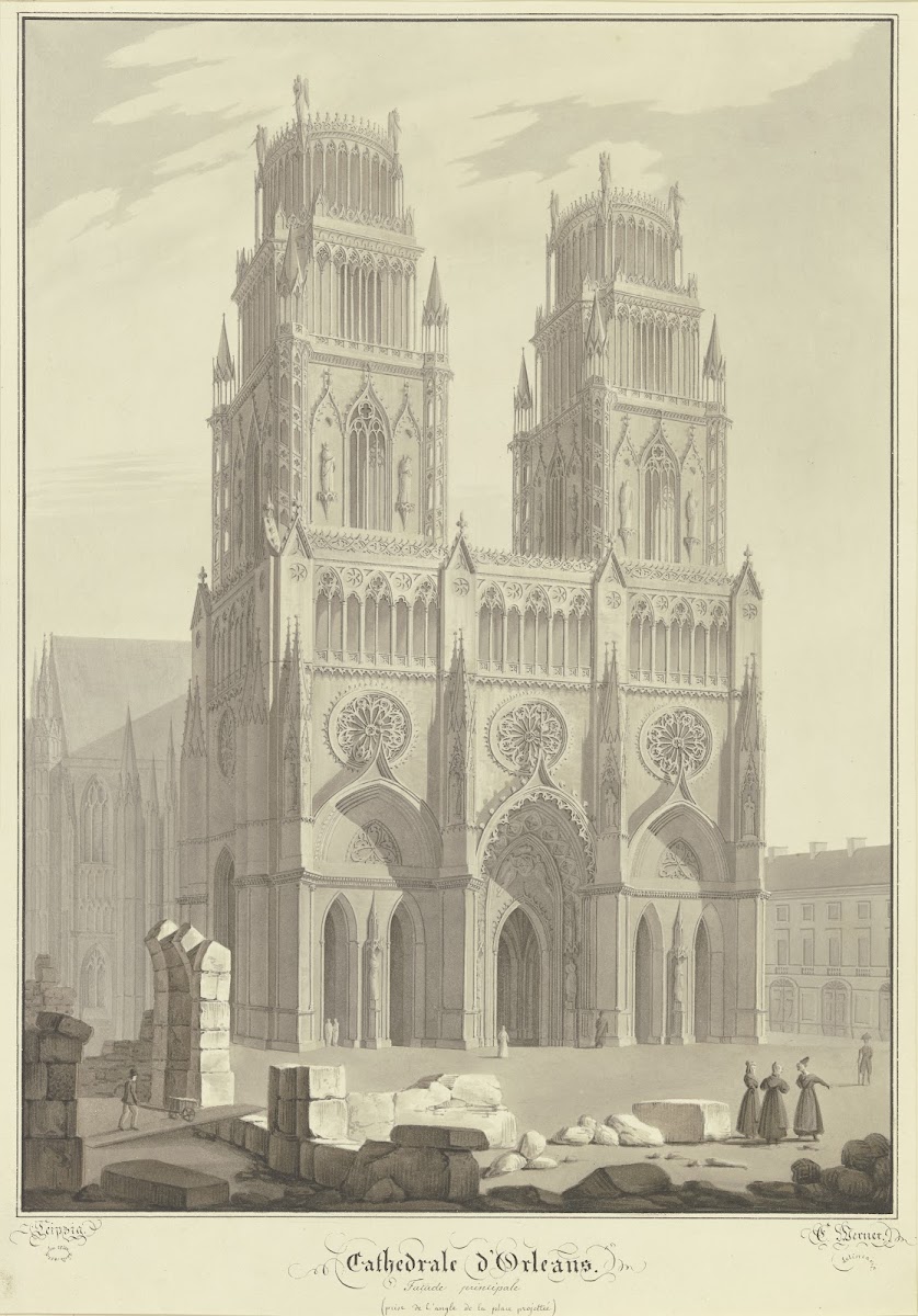 Die Kathedrale Sainte Croix dOrléans 1827