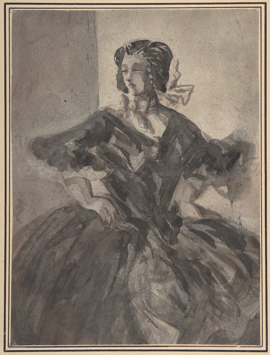 Woman with Arms Akimbo 19th century